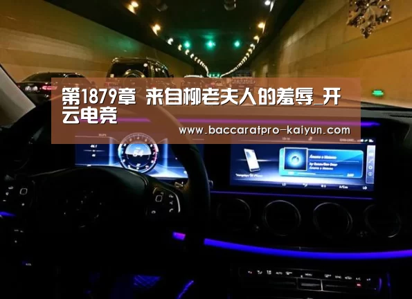 第1879章 来自柳老夫人的羞辱_开云电竞(图4) 开云入口